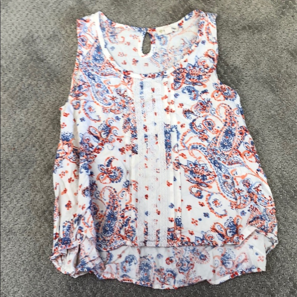 Tucker + Tate sleeveless girls blouse XL (14/16)